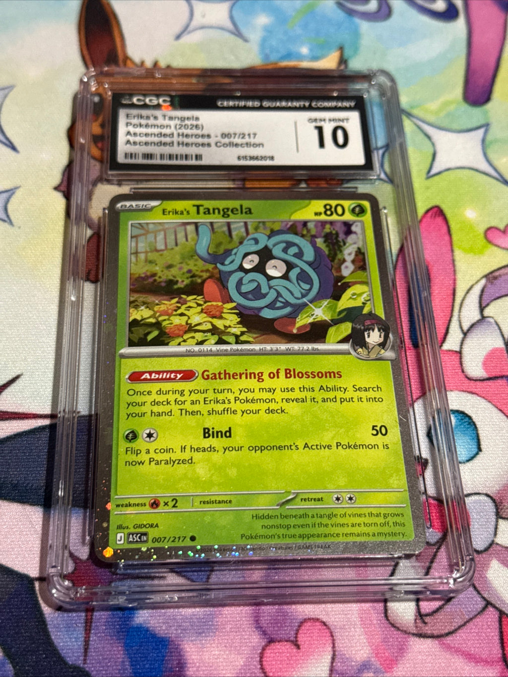 Erika’s Tangela CGC 10 - 007/217
