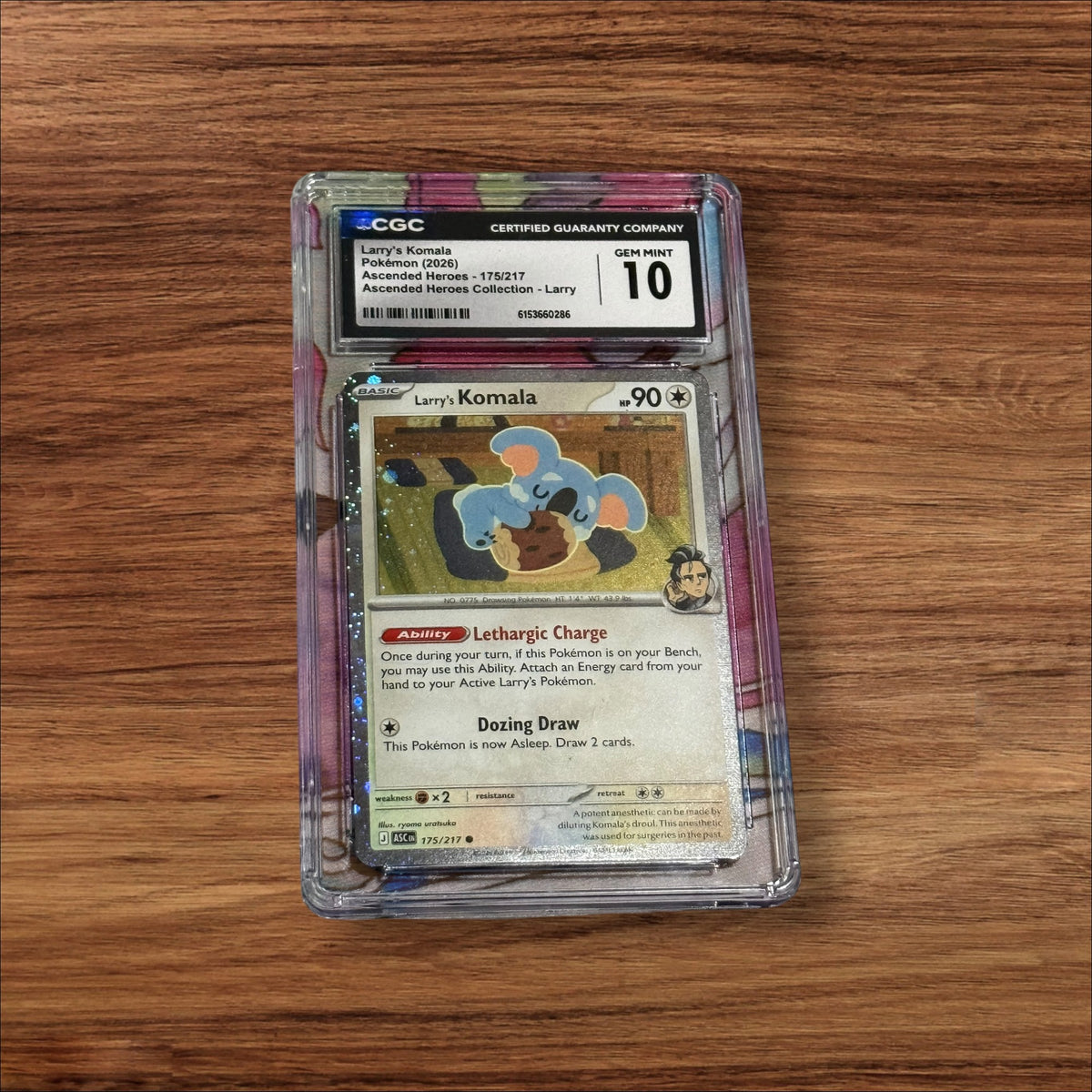 Larry’s Komala (Ascended Heroes #175/217, CGC Gem Mint 10)