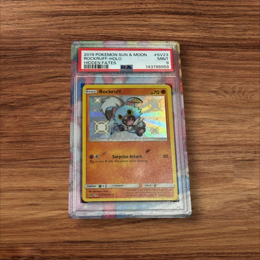 2019 Rockruff Holo PSA MINT 9