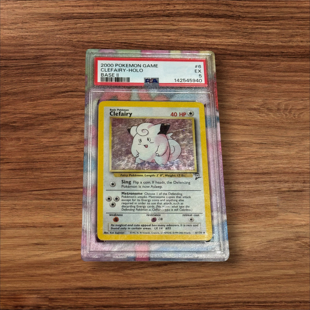 Clefairy Base Set 2 PSA 5