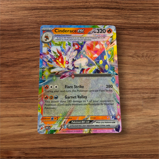 Cinderace ex 038/217 NM