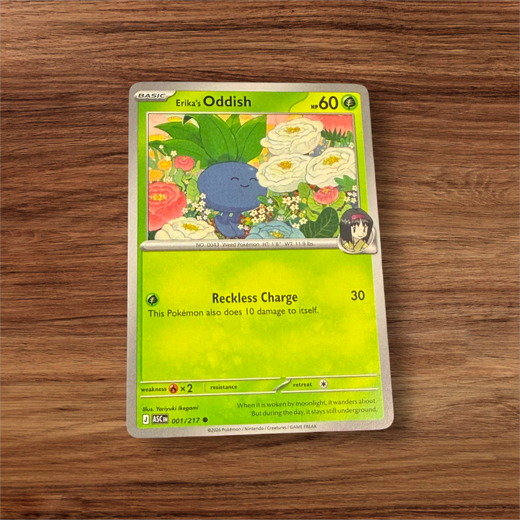 Erika’s oddish 001/217 NM
