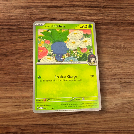 Erika’s oddish 001/217 NM