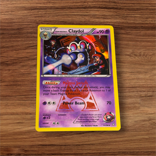 Team Magma's Claydol 11/34 NM