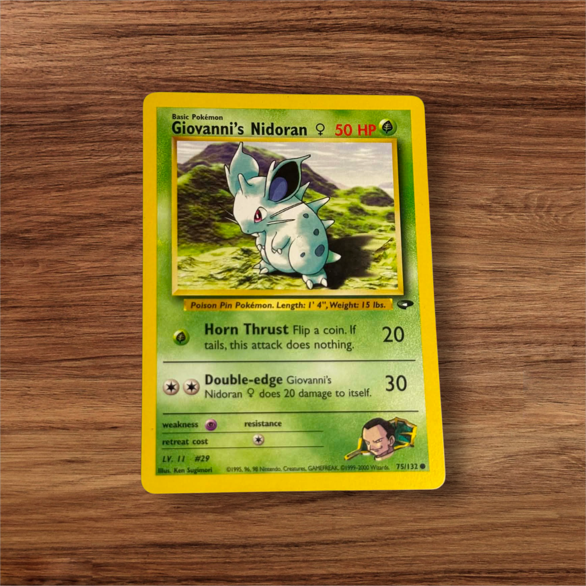 Giovanni’s Nidoran 75/132 NM