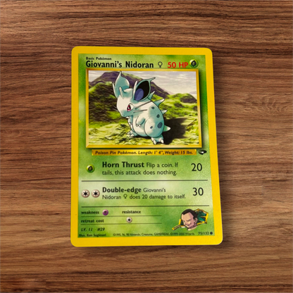 Giovanni’s Nidoran 75/132 NM
